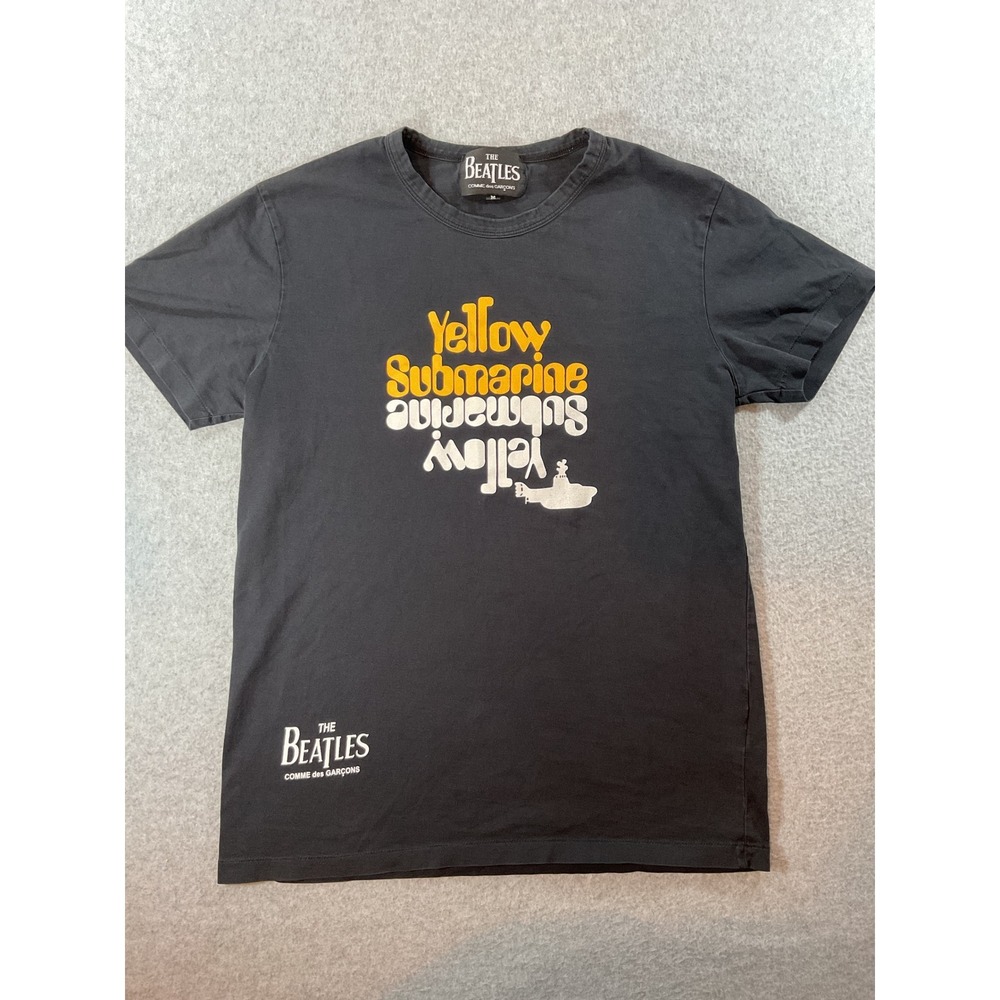 The Beatles x Comme des Garcons Yellow Submarine Graphic T Men Medium Black #821